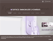 Tablet Screenshot of espaceimmolyon.com